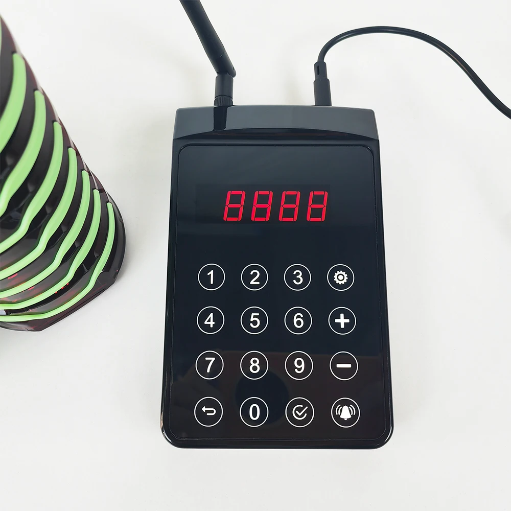 Jiantao Disc Waterproof Wireless Calling System Buzzer Vibration Pager for Restaurant Cafe