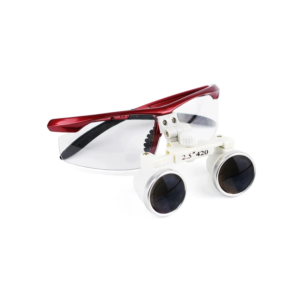 Dental Loupes Surgical Loupes SJ-series 2.5X with sports Frames 2.5X ent headlight with loupe