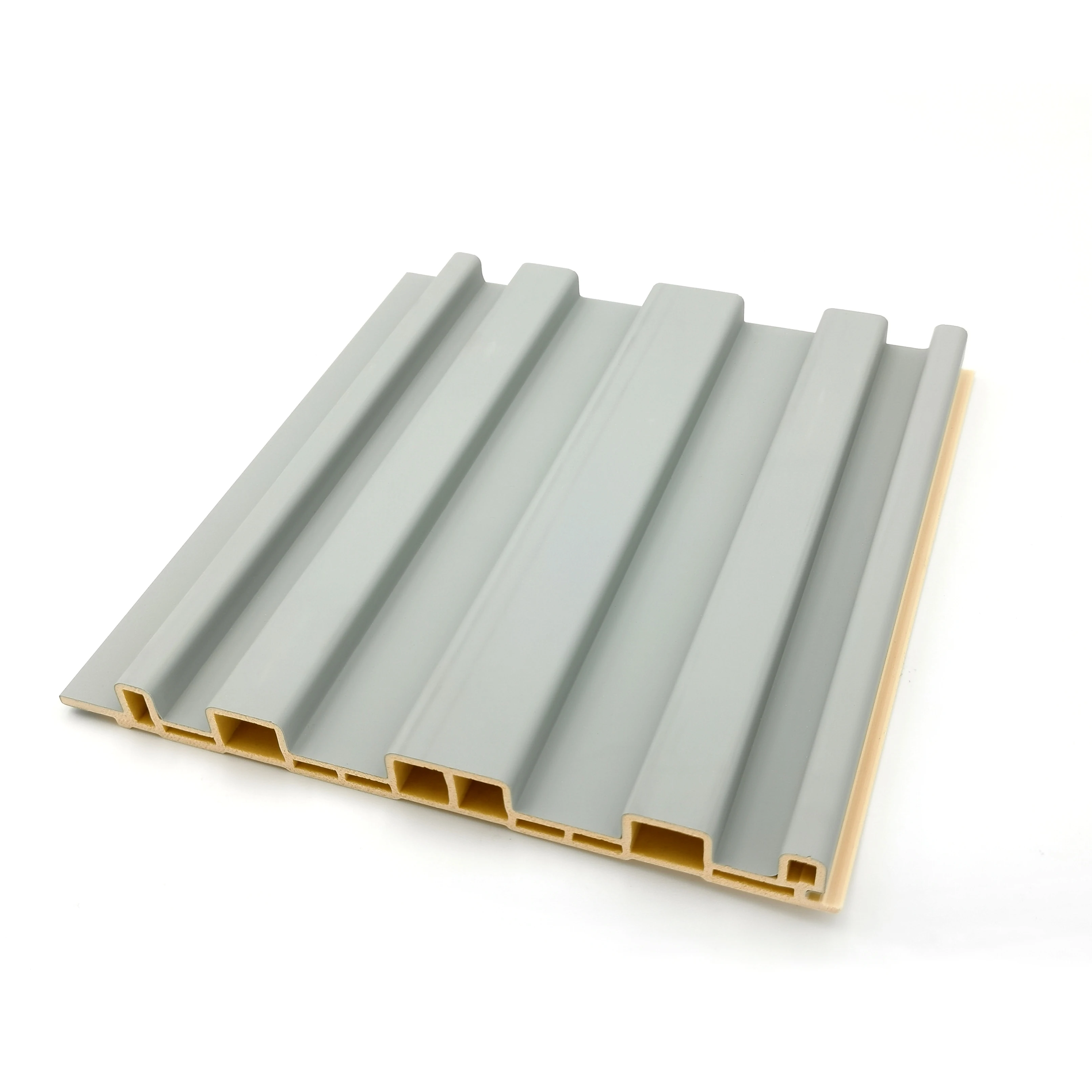 product melinco convave and irregular design new fluted interior wall board multiple pvc coatings indoor wpc hollow great wall panel-3