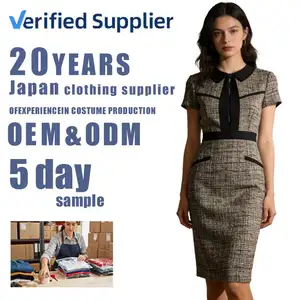 Small MOQ Custom Plus Size Midi Knitted Polyester Spandex Anti-Static Slim Fit Casual Dress Factory Direct for Summer Daily Use