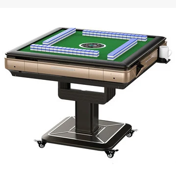 High Quality Professional Casino Gambling Texas Poker Table 9 Person With LED Light