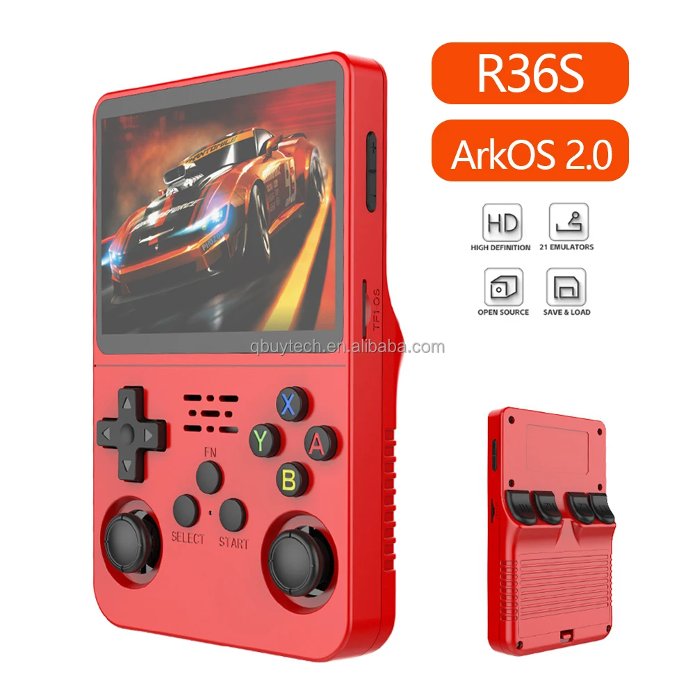 Original ArkOS R36S Retro Classic Mini 1280*720 3.5 Inch Pocket