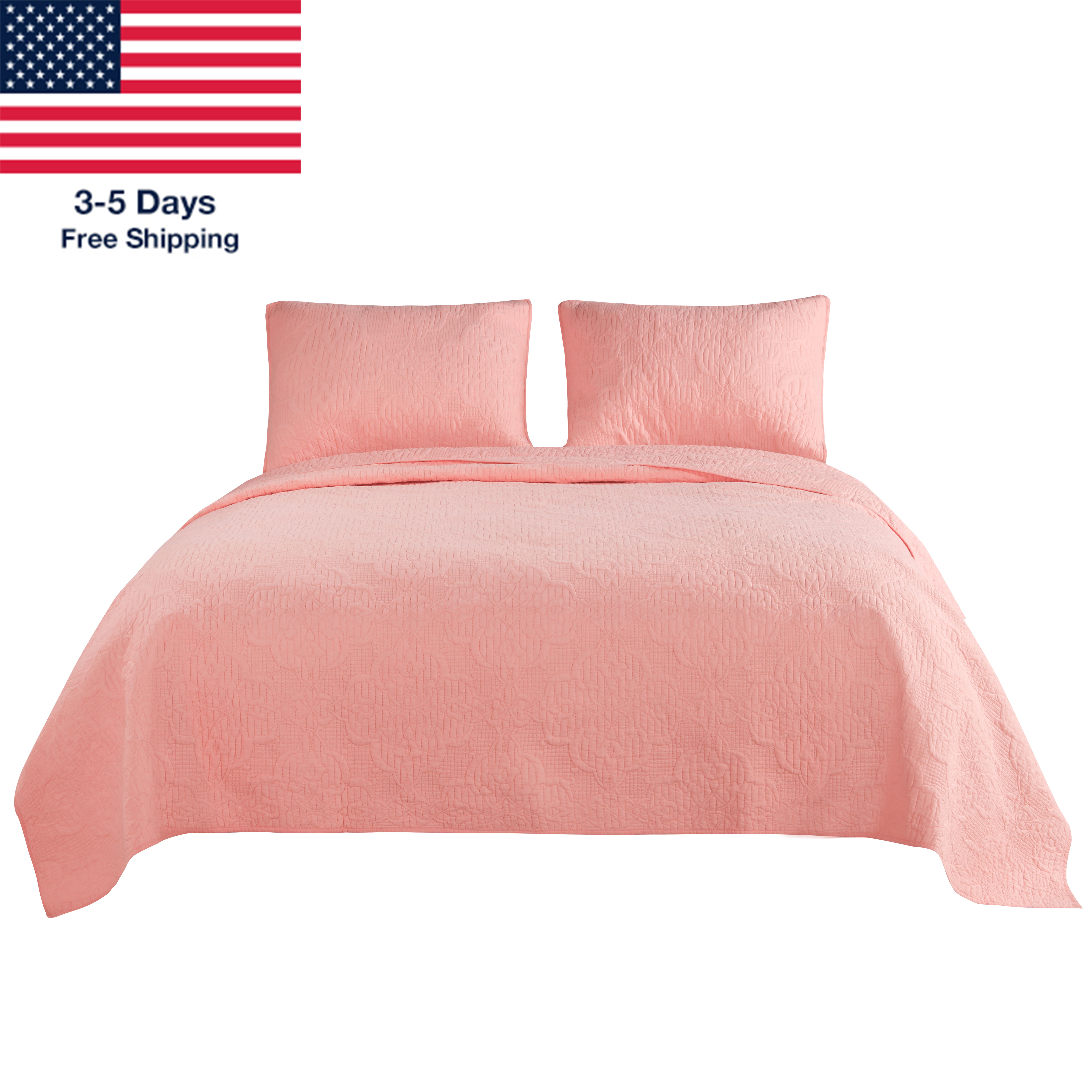 stocks quilt cover set hot pre-washed 3pc oversized all-season