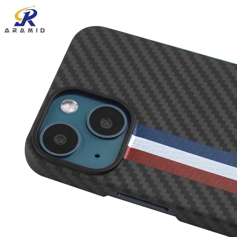 Магнитный чехол из арамидного волокна для iPhone 13 мобильного телефона