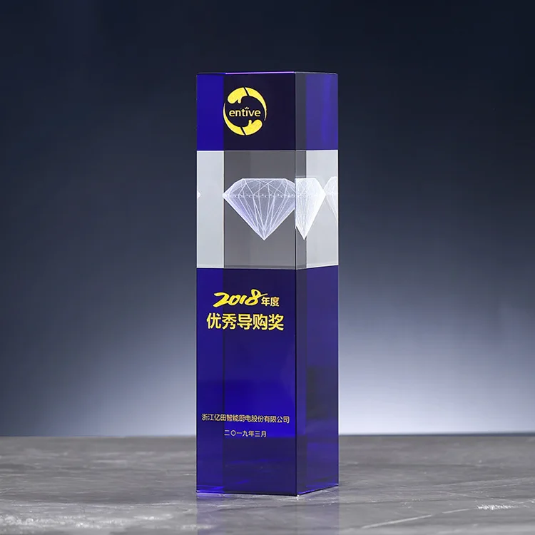 product professional factory wholesale crafts 3d diamond engraving blank custom crystal award-32