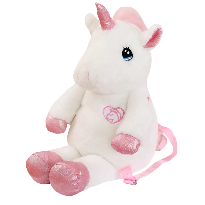 soft unicorn backpack