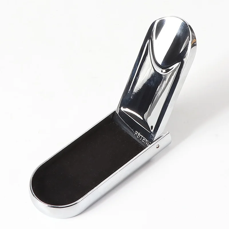 Futeng new silver high quality metal tobacco pipe stand custom logo