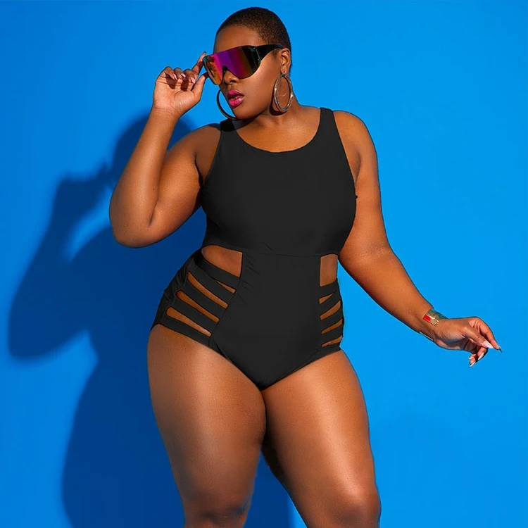 royal blue plus size swimsuit