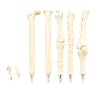 New Style Personality Quirky Bone Gel Pen Creative Novelty Skeleton Shape Realistic Bone Plastic