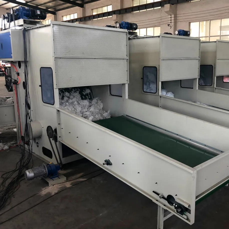 Thermal Bonding Wadding Production Line Cross Lapper Felt Fiber Making Machinery