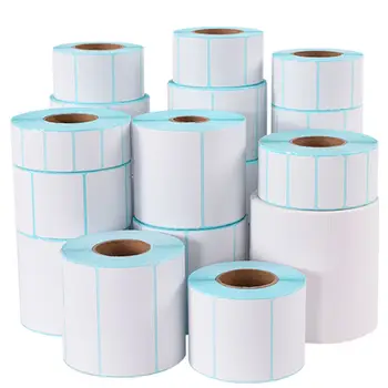 Hihg Quality Heat Transfer Thermal Barcode Labels Direct Thermal Sticker Paper Roll