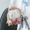 Light Purple Small Flower Shell Pendant