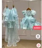 Dress with train