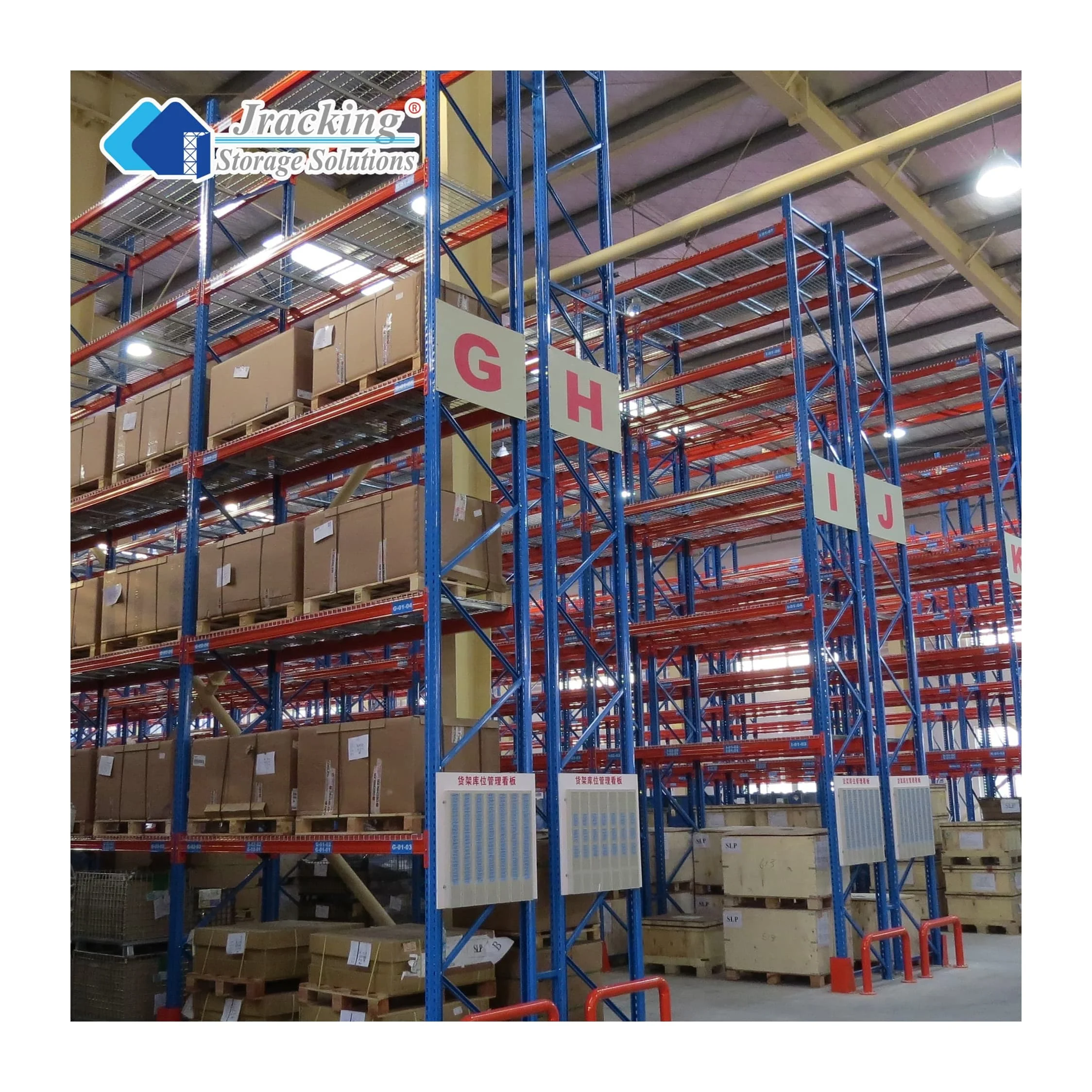 Jracking EURO Standard Selective Pallet Rack Shelves Heavy Duty Warehouse Storage  Rack System for Industrial Use