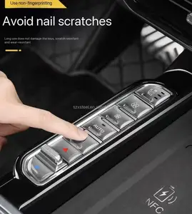 For Chery Jetour G700 Auto Parts Central Control Button Sticker, Central Control Panel Glue protection Film