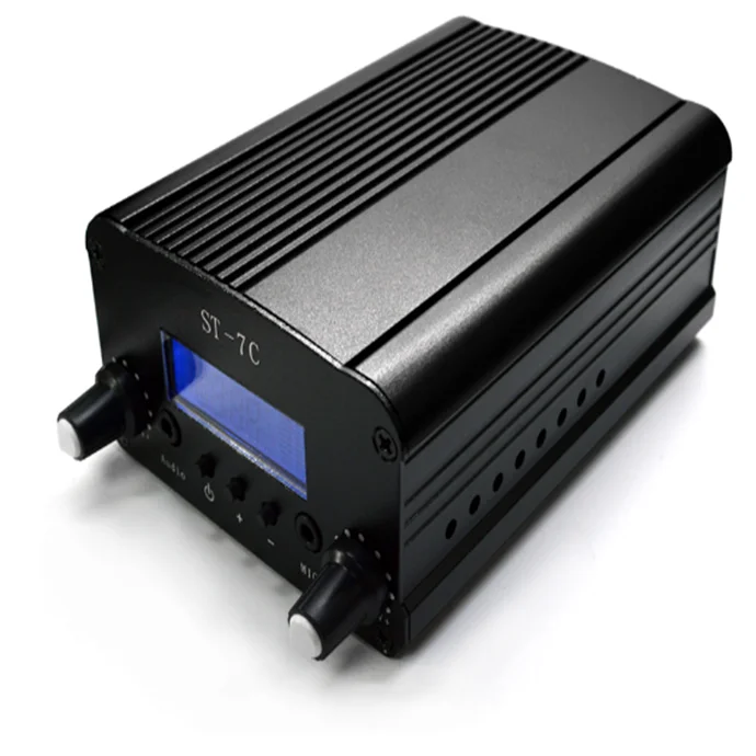 ST-7C Stereo FM Broadcast Transmitter - 7W, 0.5km-3km Range