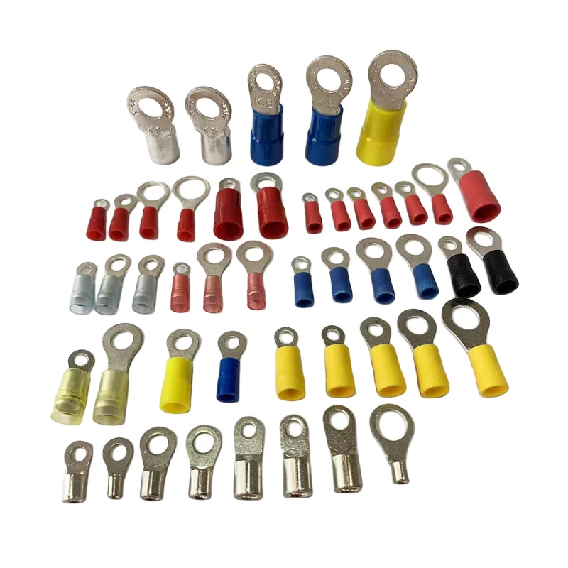 Kst Original Pvc Nylon Insulated Copper Terminals Tin Plated Brass Connector Ring Terminals
