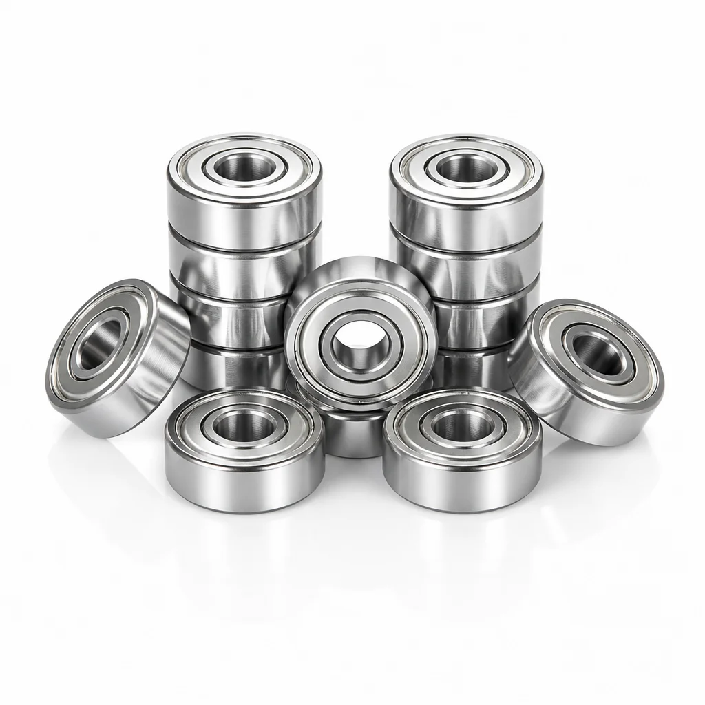 MR63、MR74、MR83、MR84、MR85、MR93、MR95（ZZ／2RS）、低騒音型ミニチュア深溝玉軸受（3×9×4mm）、歯科用機器向け