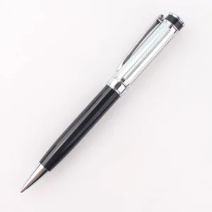 Top Quality Unique Black Metal Ball Pen With Custom Logo for Business Gift