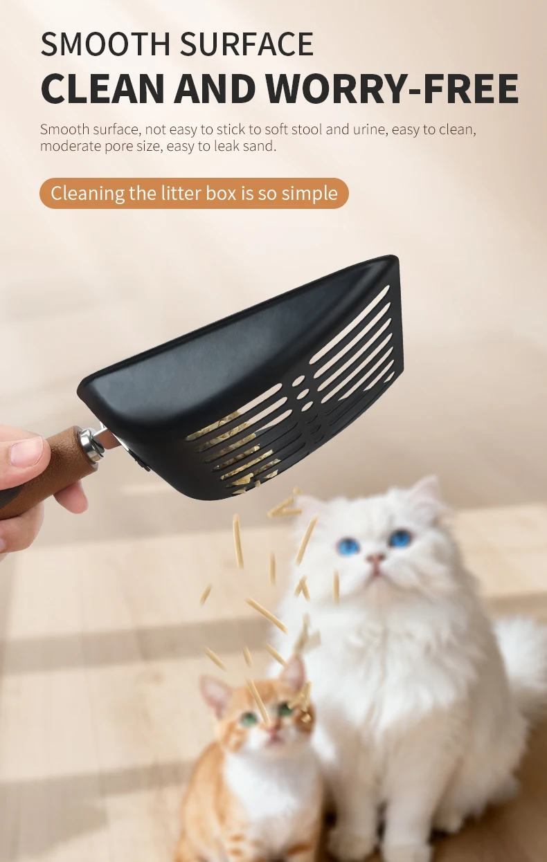New Cat Poop Scooper Thickened Large Surface Cat Litter Shovel Scoop