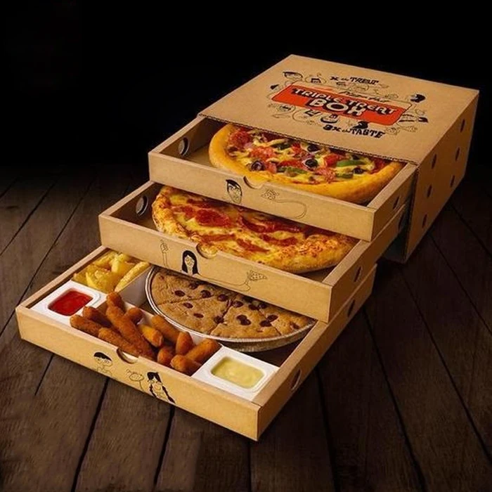 Mucacat Lot de 2 boîtes à tarte de 30,5 cm avec couvercle et séparateur, réutilisables pour pizza, design extensible avec poignée