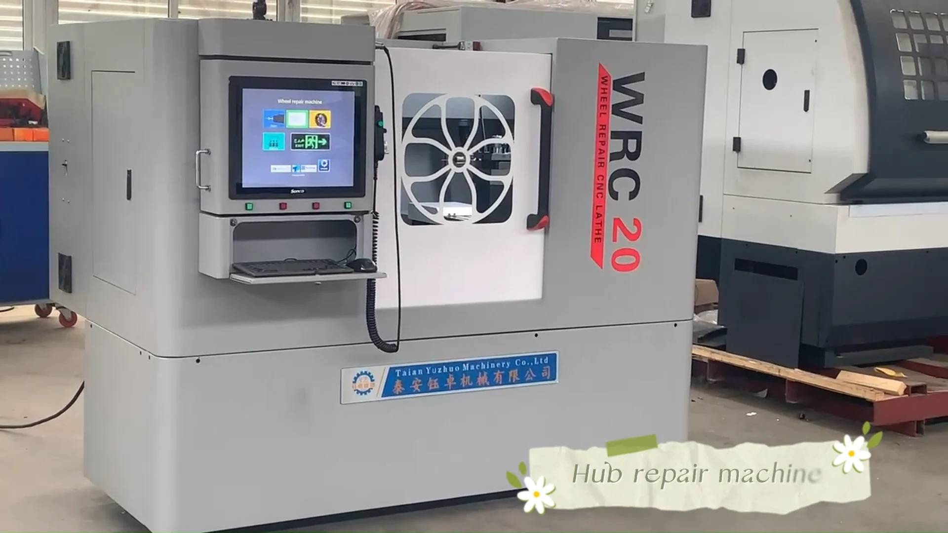 Diamond Cutting Vertical Cnc Automatic Car Alloy Wheel Repair Machine