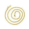 Catena intrecciata in oro da 3 mm * 60 cm