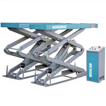 Workshop 1800mm 4000kg Scissor Car Lift Hydraulic Vehicle Scissor Lifting Machine CE Proved 4T Scissor Lift