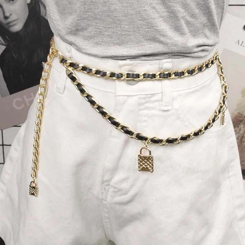 Shop Our New Arriving Designer Leather Belts with Chains