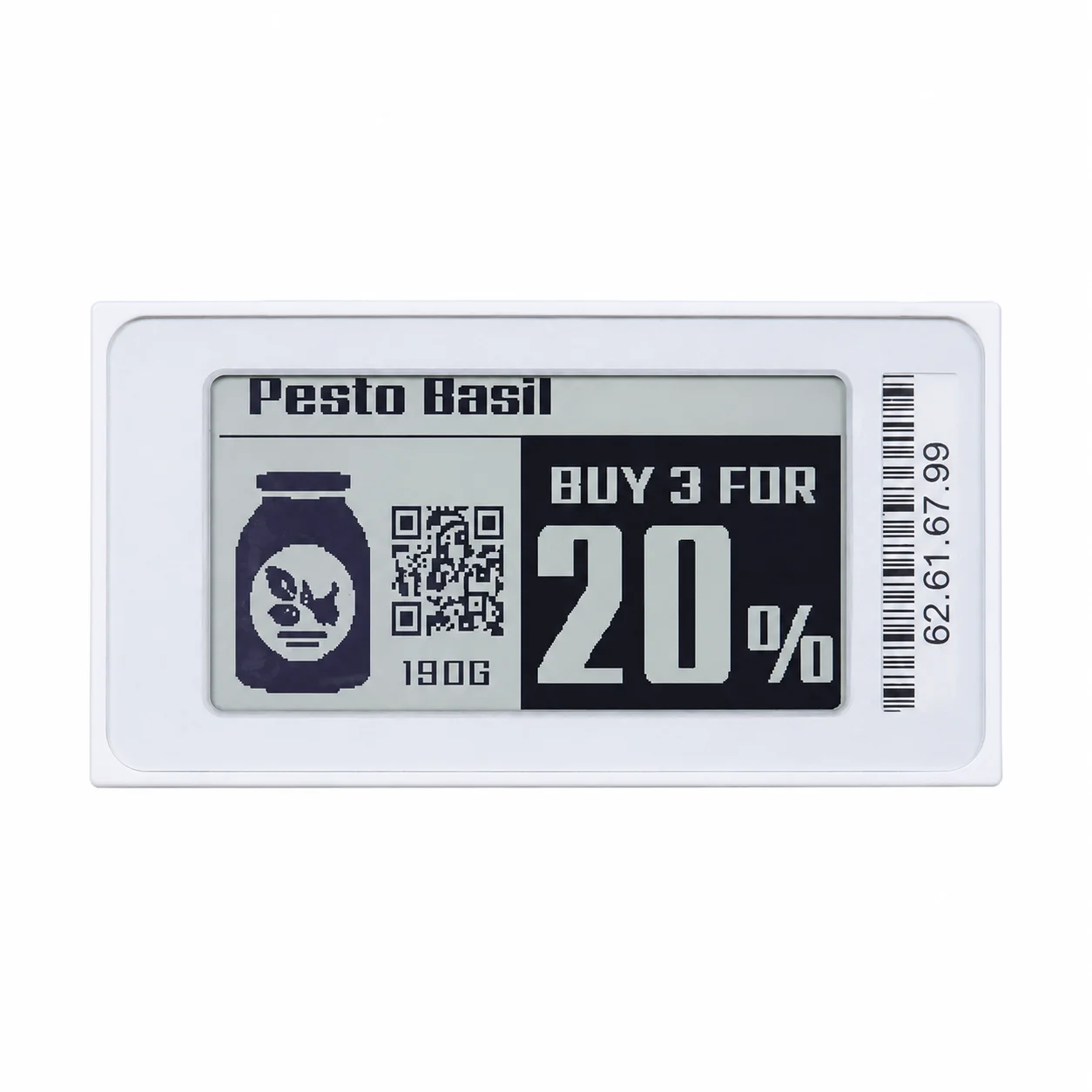 2.13 Inch E-Ink Electronic Shelf Labels - WiFi RFID Price Tags for