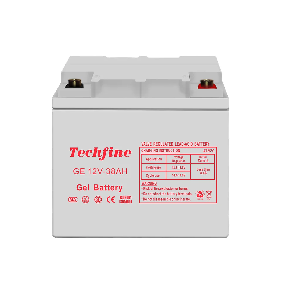 Techfine Inverter gel battery 12v 30ah 38ah for Home