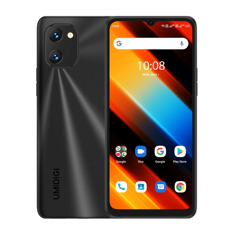 ANDROID - UMIDIGI POWER 黒 4GB 64GB 送料無料 Factory Price UMIDIGI Power 7S 4GB+64GB 6150mAh Battery Side