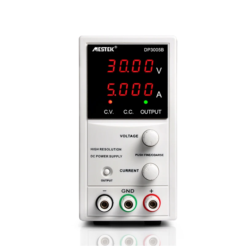 Practical Tool Regulated DC Power Supply with High Precision and High Stability Output 30V 5A Coding Switch Mestek DP3005B