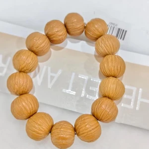 Wholesale High-quality Jewelry Bracelets, Handmade Natural Peach Wood Bracelets, Elastic Ropes, Men's and Women's Bracelets