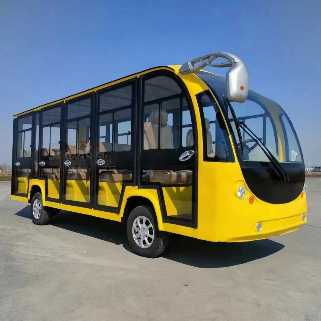14 Passenger Electric Shuttle Bus for School Tours Sightseeing