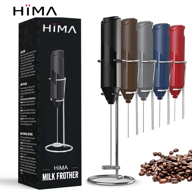 Source HIMA Matcha Milk Foamer Maker Mini Coffee Battery Automatic Milk  Frother Foamer Handheld Whisk Drink Mixer For Coffee Lattes on m.