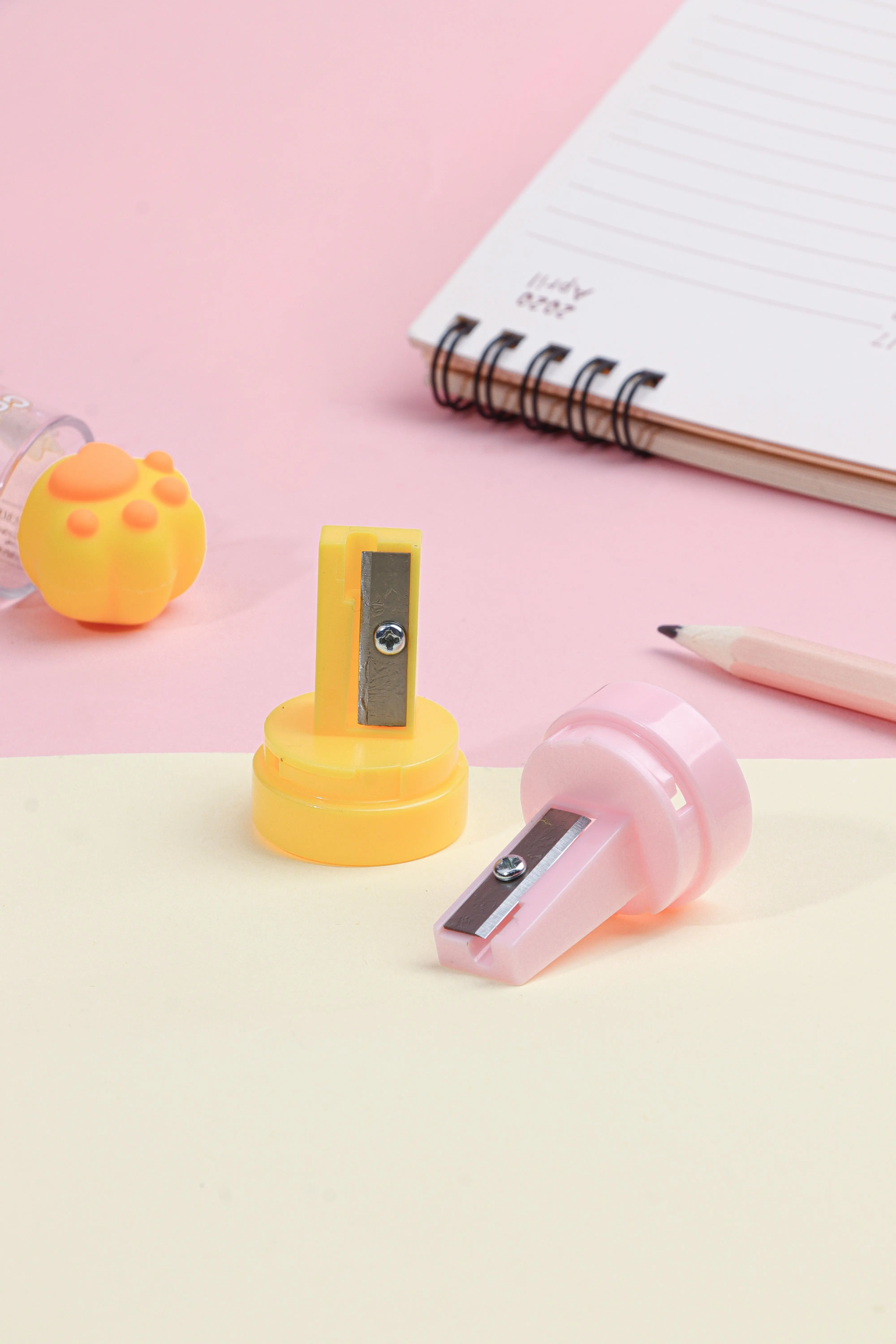 Cute Kawaii Cat Claw Shapsharpeners School Supplies Single Hole Pencil