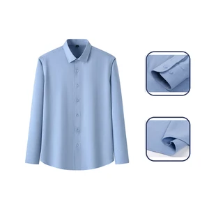 LX-YM8001 Factory Wholesale Short Sleeved Men's Business Office Cotton Shirts, Business Formal Wear Professional  Men's T-shirts