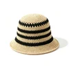 Beige & black zigzag stripe