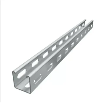 High Quality Galvanized Steel Half slotted Strut aluminum c channel heatsink profiles galvanized c channel for industry