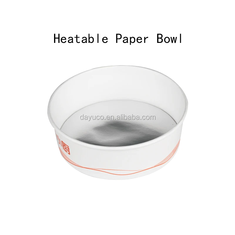 Korean Customized Heatable Induction Cooker Paper Bowl for Noodle Soup Cups Food Packaging Containers
