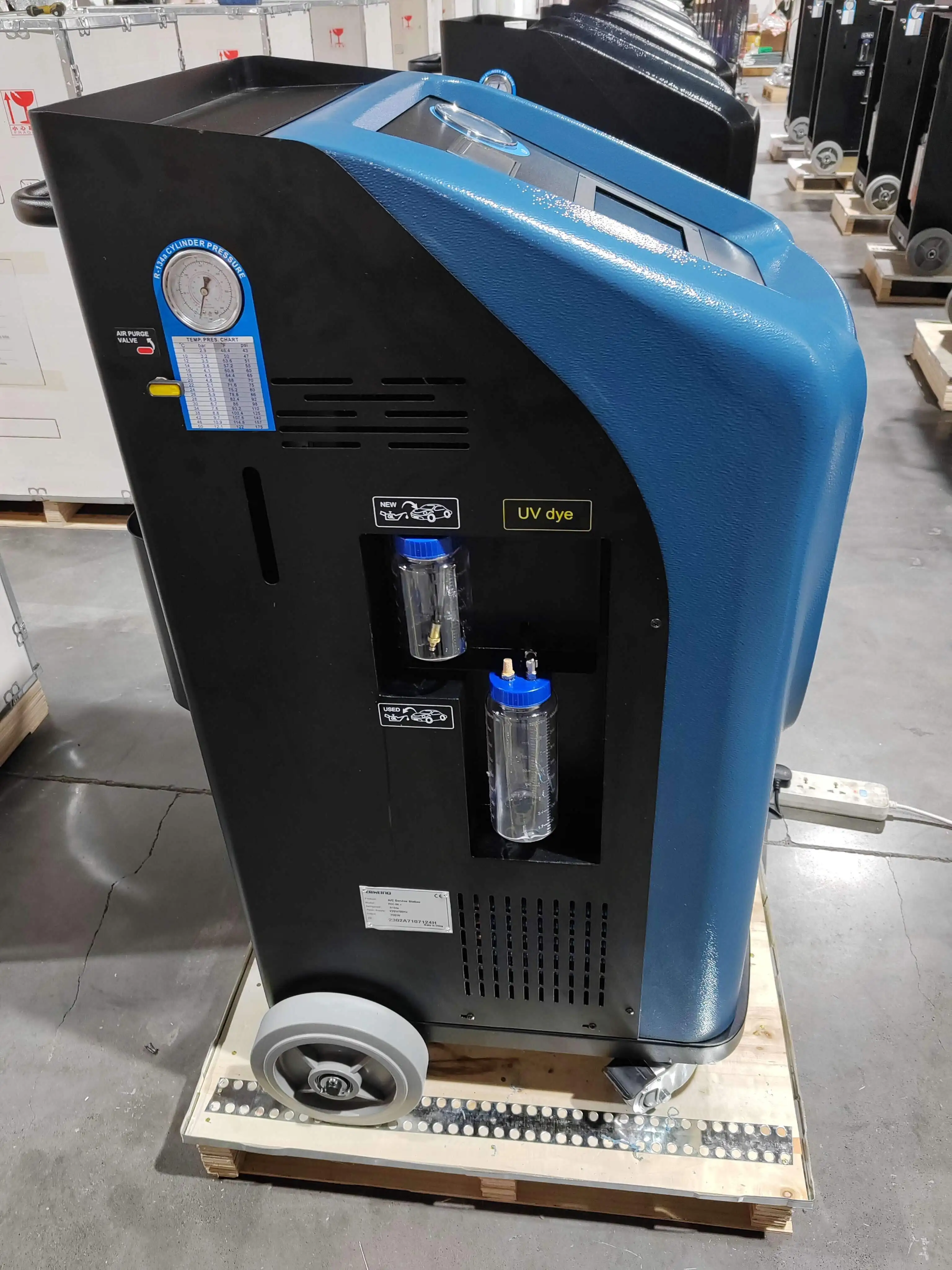 RCC-9A+ Fully Automatic Refrigerant Recovery and Recycling Machine Flush(Unidirectional and Bidirectional) Factory Price
