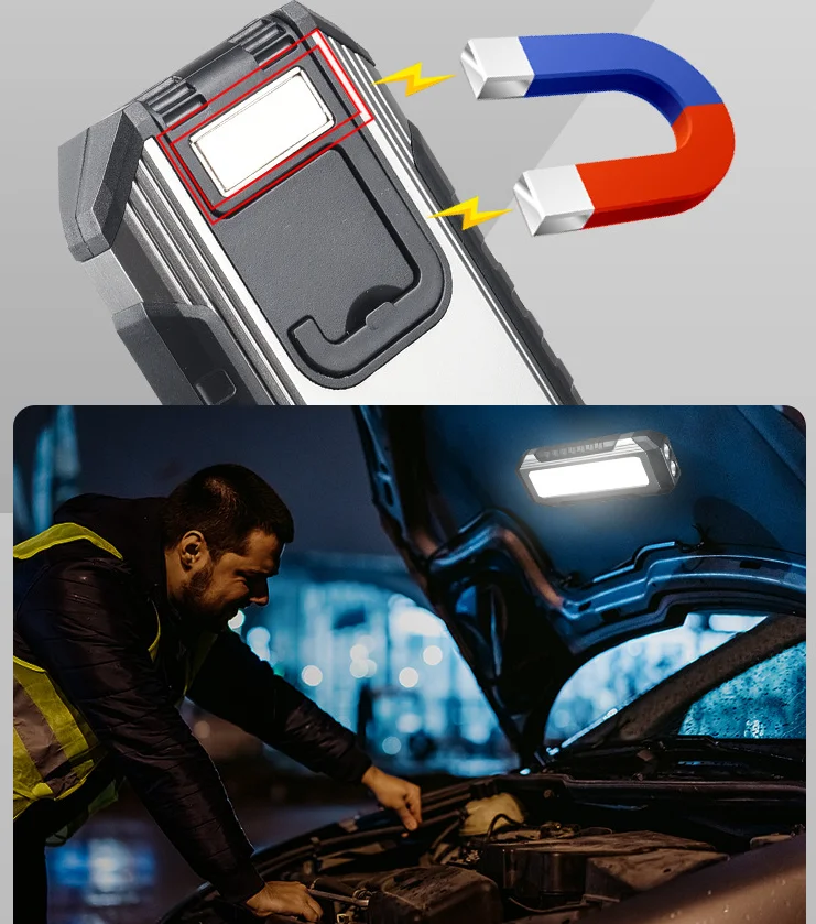 New Led Working Auto Repair Light Usb Charging Repair Light With