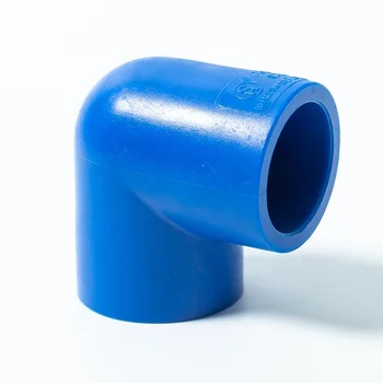 High Quality  PE Pipe Fittings Angles 90 Degree Elbow Blue Pipe Fittings For Water Supply