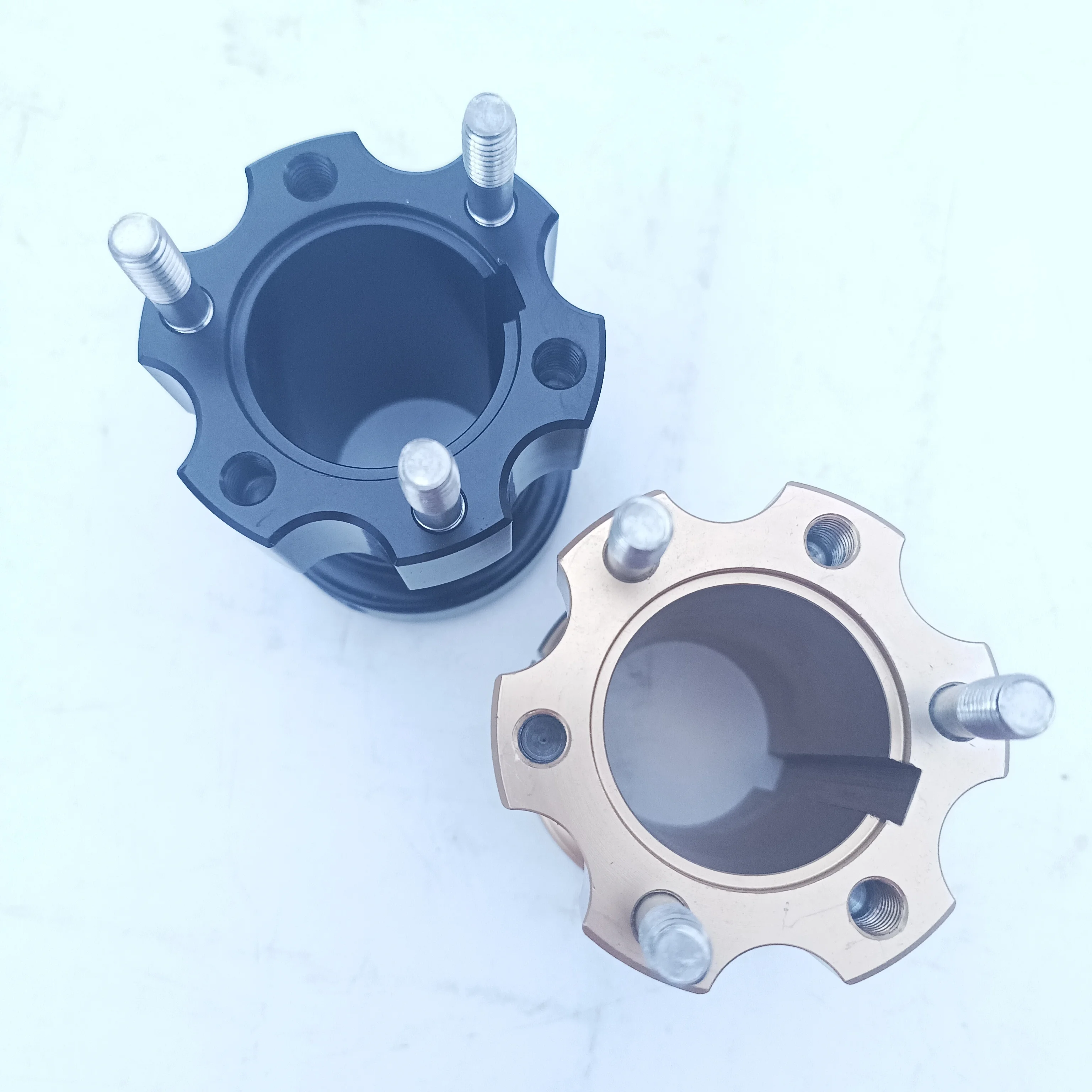 Aluminum Alloy Material CNC Custom Processing  Universal Wheel Hub Adapter for Racing Go-karts Front and Rear Axle Accessories.