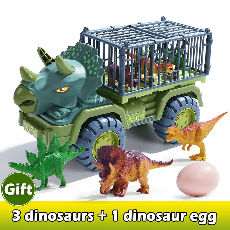 Caminhão De Brinquedo De Plataforma Transporta Um Dinossauro. Conceito De  Entrega E Transporte Globais De Carga Em Excesso. Pastel Foto de Stock -  Imagem de dinossauro, entrega: 223810018