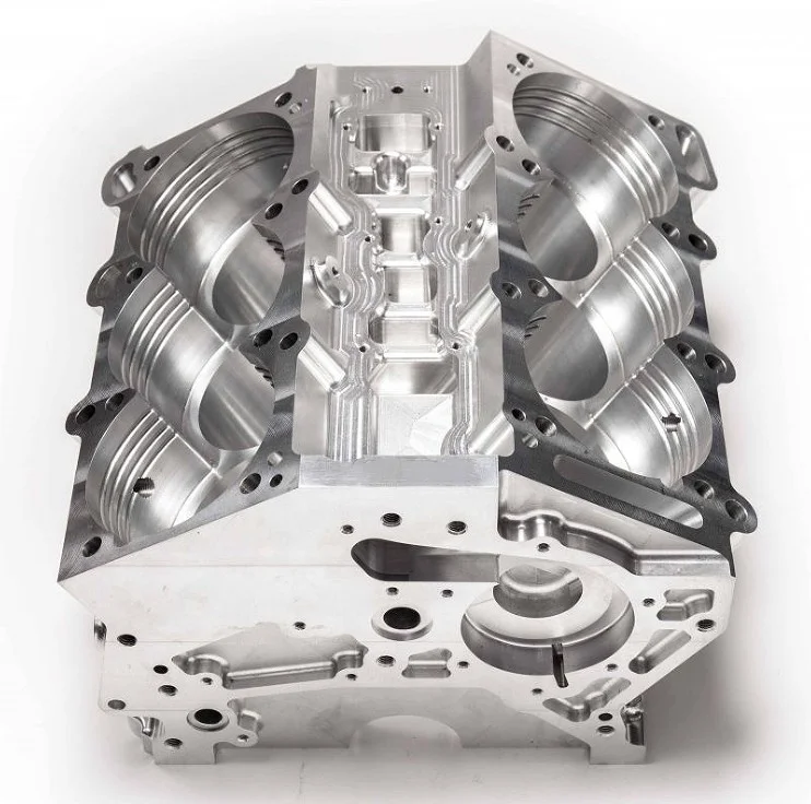 Five-axis CNC Machining Custom Non-standard Billet Aluminum Engine Block