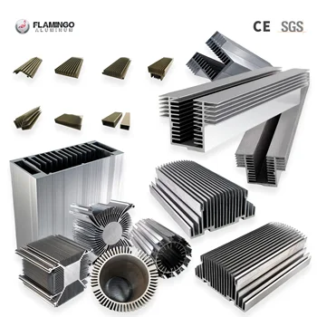 Extruded Aluminum Heatsink Enclosure Aluminium Heatsink 1000mm 140mm Pin Fin Heatsink Extruded Aluminum Heatsink Round