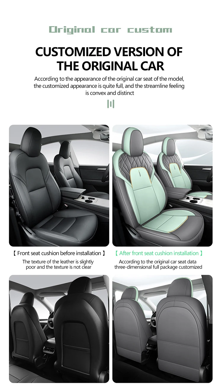 Custom Made Set Suv Auto Leather Car Seat Cover For Car Fluffy With