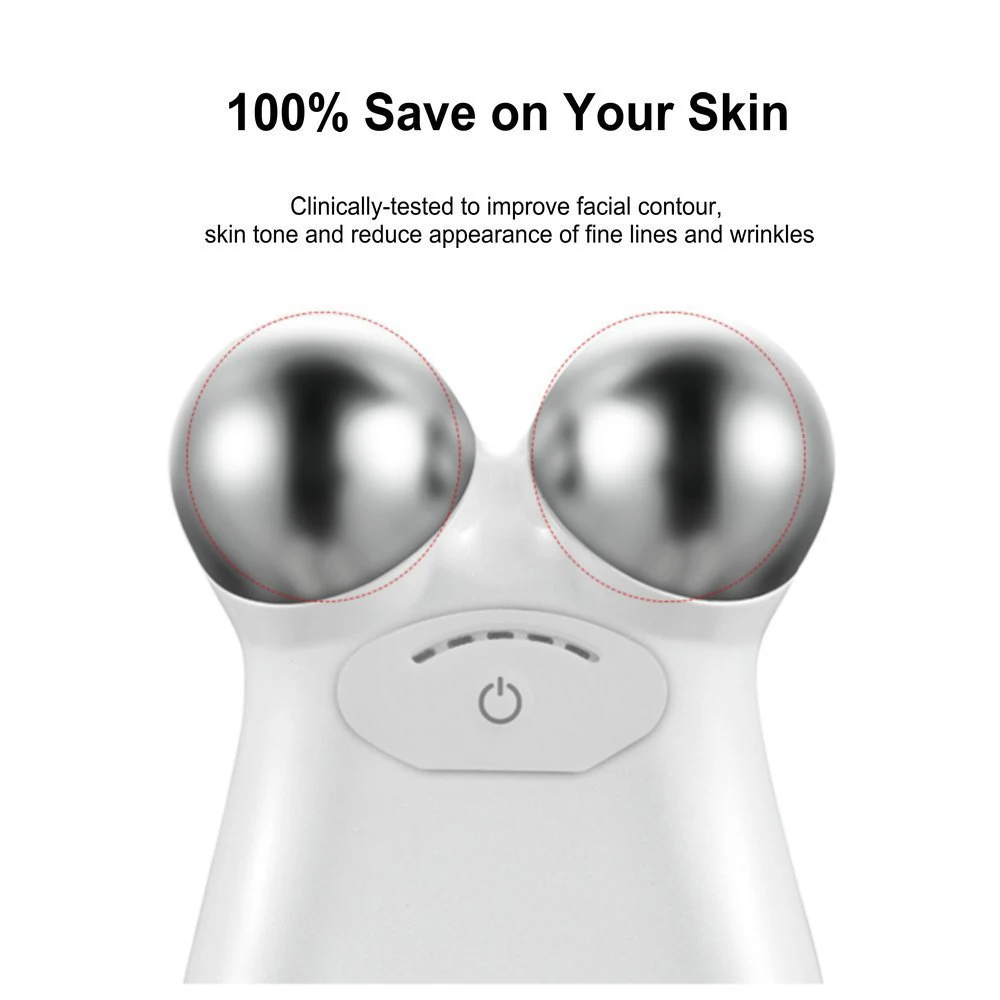 Ems Ion Microcurrent V Shape Device Skin Tightening Facial Massager